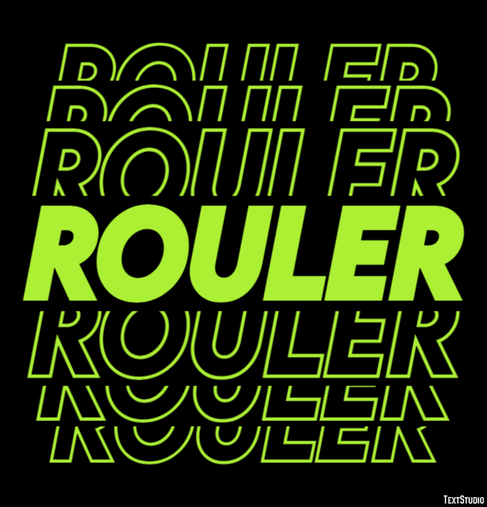 Rouler Effet de Texte