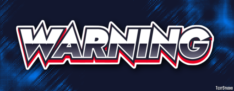 Warning Text Effect