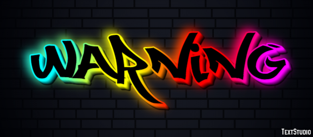 Warning Text Effect