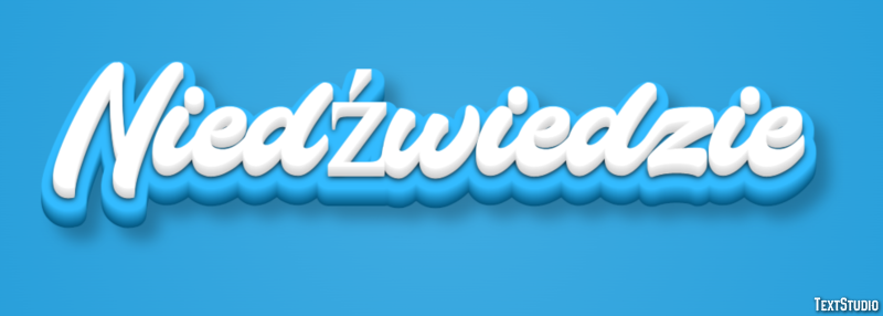 Niedźwiedzie Efekt tekstowy
