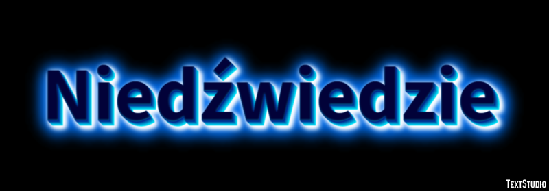 Niedźwiedzie Efekt tekstowy