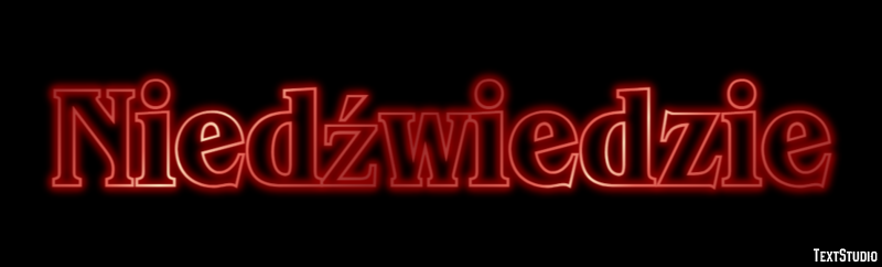 Niedźwiedzie Efekt tekstowy