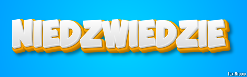 Niedźwiedzie Efekt tekstowy
