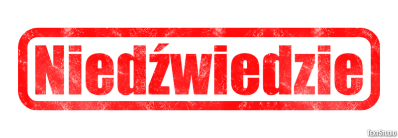 Niedźwiedzie Efekt tekstowy