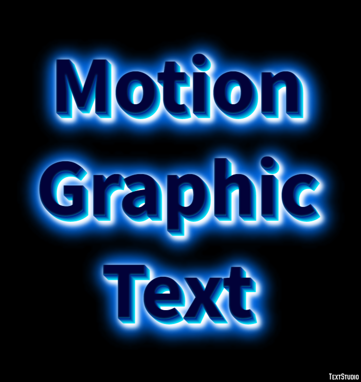 Motion Graphic Text Text Effect