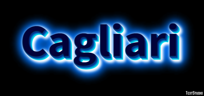 Cagliari Effetto testo