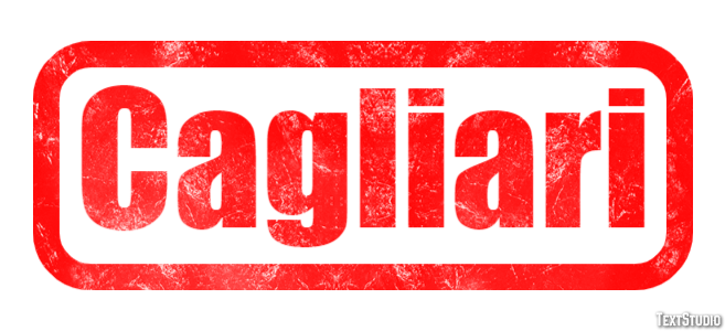 Cagliari Efeito de texto
