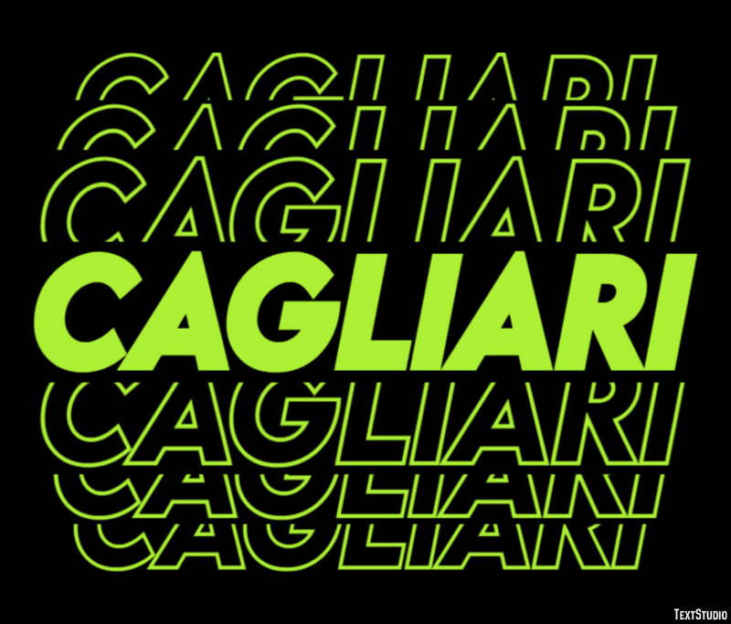 Cagliari Effetto testo