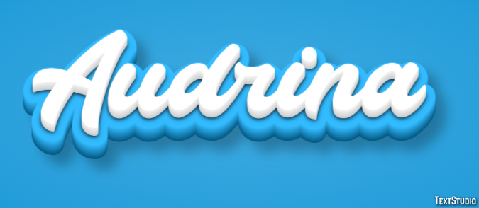 Audrina Text Effect