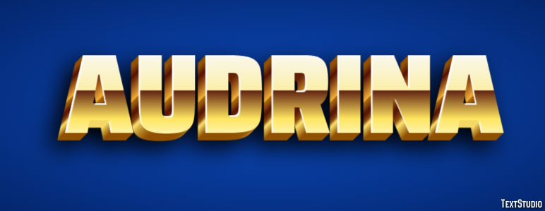 Audrina Text Effect