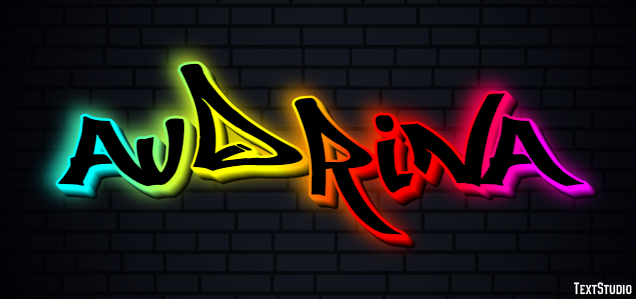 Audrina Text Effect