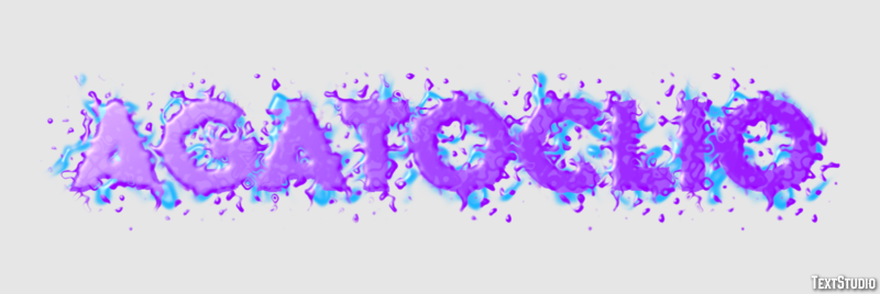 Agatoclio Efecto de texto