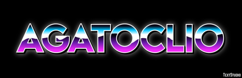 Agatoclio Efecto de texto