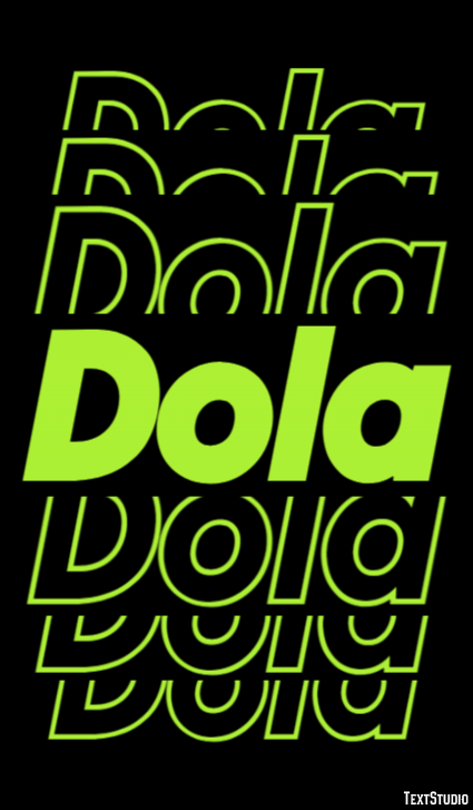 Dola テキスト効果
