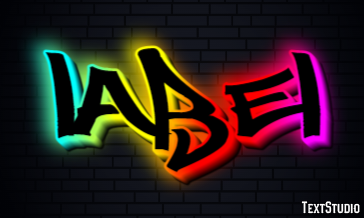 Label Text effect