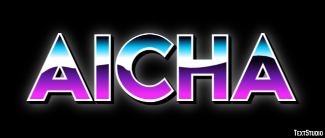 Aicha Tekst Effect