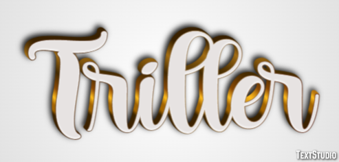 Triller Efecto de texto