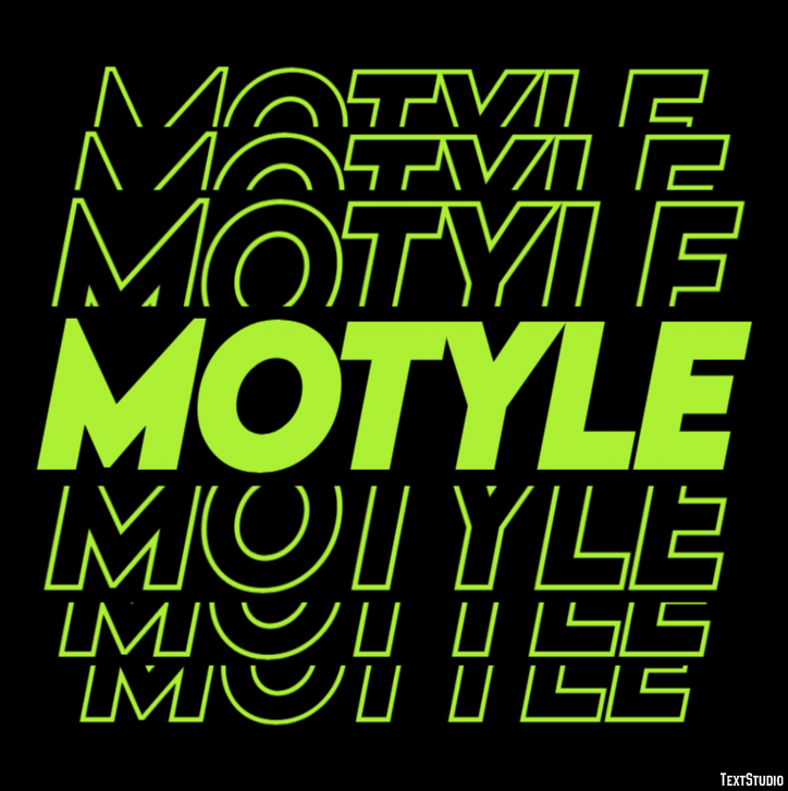 Motyle Efekt tekstowy
