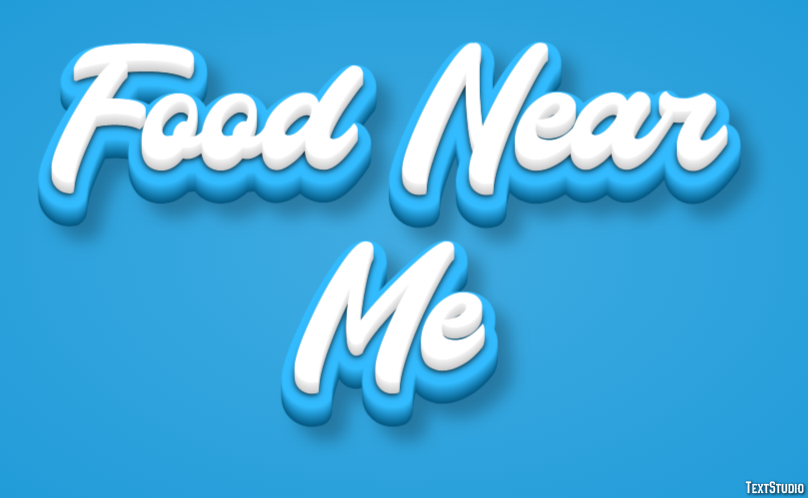 Food Near Me Metin Efekti