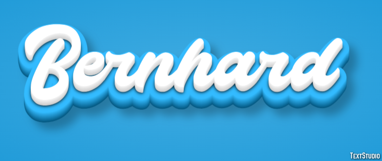 Bernhard Text Effect