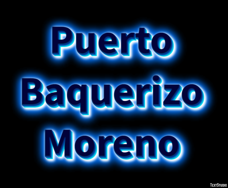 Puerto Baquerizo Moreno Texteffekt