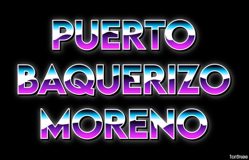 Puerto Baquerizo Moreno Texteffekt