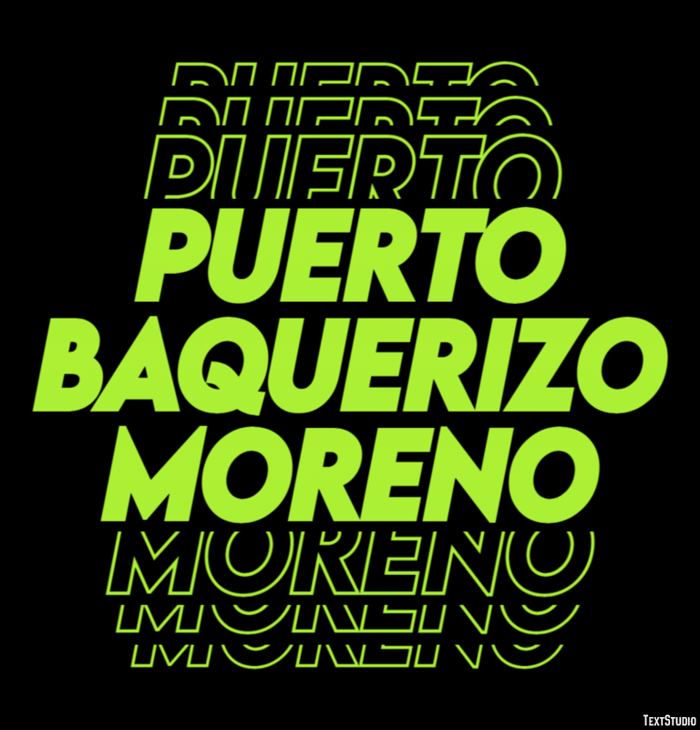 Puerto Baquerizo Moreno Texteffekt
