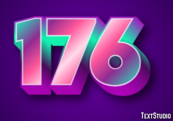 176 Эффект текста