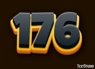176 Эффект текста