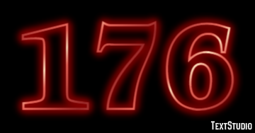 176 Эффект текста