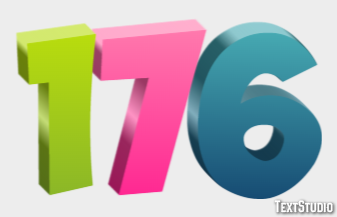 176 Эффект текста