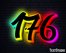 176 Эффект текста