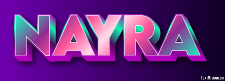 Nayra Efecto de texto