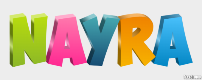 Nayra Efecto de texto