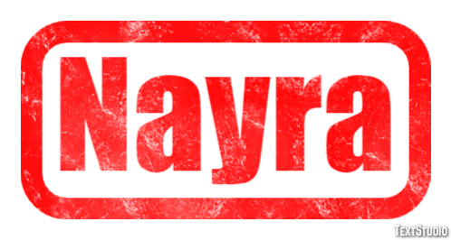 Nayra Efecto de texto