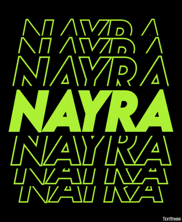 Nayra Efecto de Texto