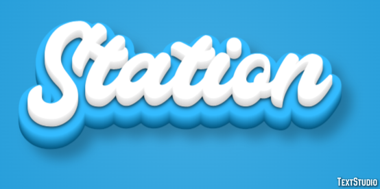 Station Text Effect