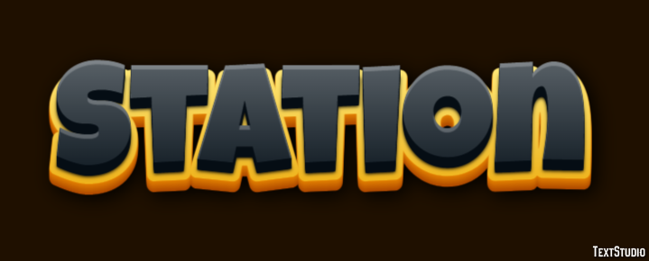 Station Text Effect