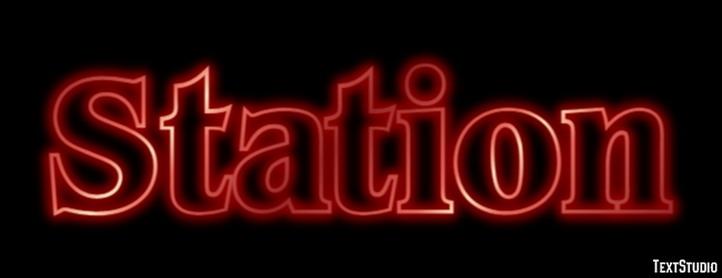 Station Text Effect