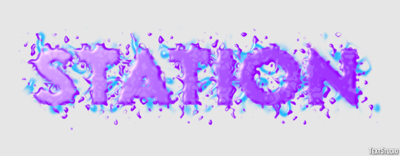 Station Text Effect