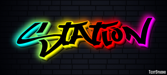 Station Text Effect