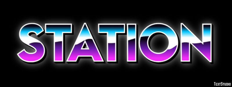 Station Text Effect