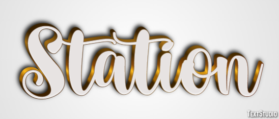 Station Text Effect