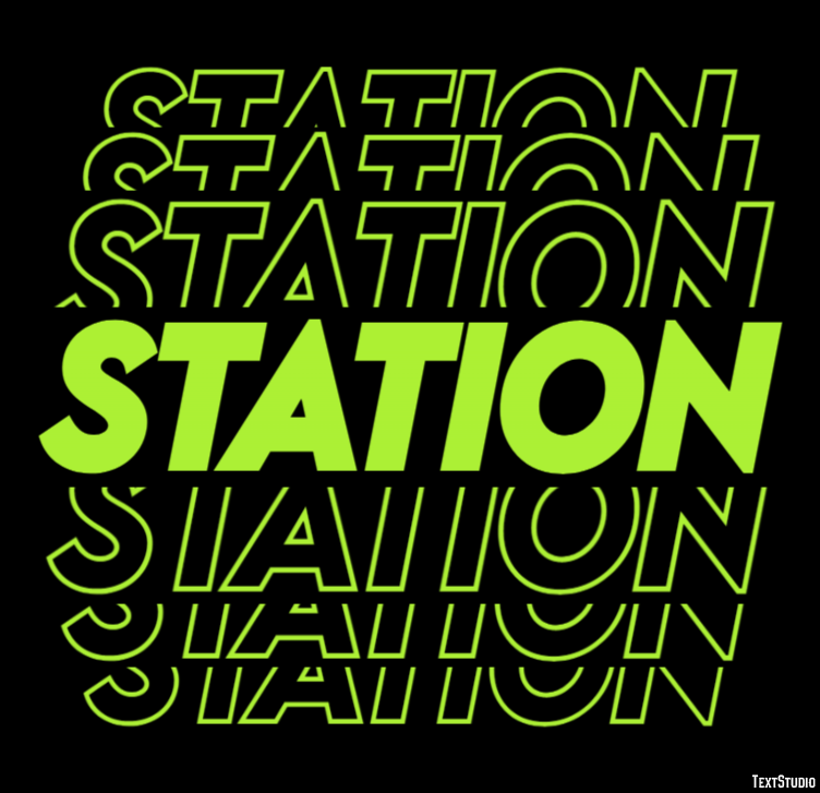 Station Text Effect