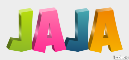 Jaja テキスト効果