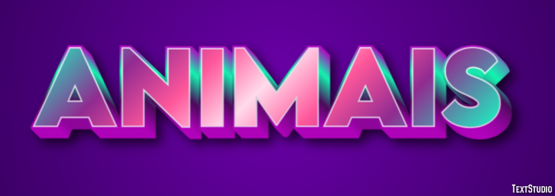 Animais Texteffekt