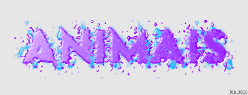 Animais Texteffekt