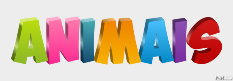 Animais Texteffekt