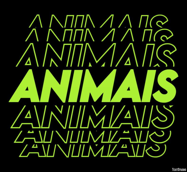 Animais Texteffekt
