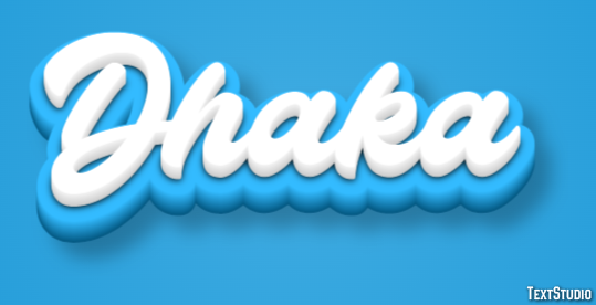 Dhaka Efekt tekstowy